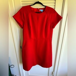 Draper James Red Sheath Dress Size 12